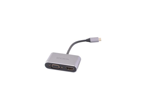 CODi 4-in-1 USB-C Display Adapter (A01063) - Connect Your Displays Via HDMI, VGA or USB - Image 2