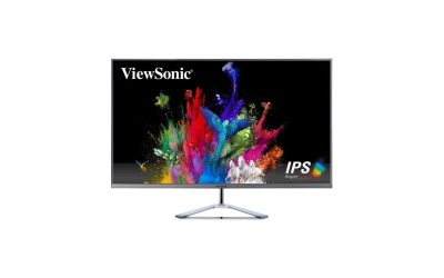ViewSonic VX3276-2K-MHD 32 Inch Frameless Widescreen IPS 1440p Monitor with HDMI DisplayPort and Mini DisplayPort