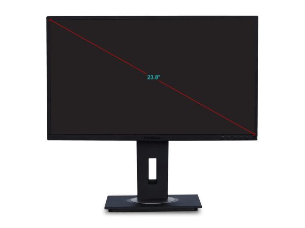 ViewSonic VG2448-PF 24 Inch IPS 1080p Ergonomic Monitor with Built-In Privacy Filter HDMI DisplayPort USB and 40 Degree Tilt - Image 2