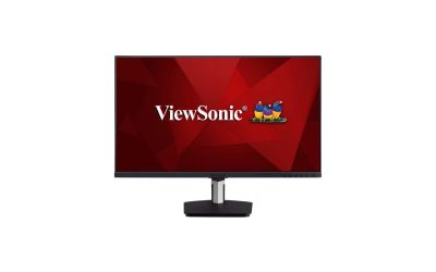 ViewSonic TD2455 24 Inch 1080p IPS 10-Point Multi Touch Screen Monitor with Advanced Dual-Hinge Ergonomics USB C HDMI and DisplayPort Out