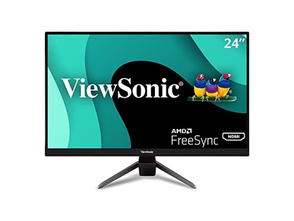 ViewSonic VX2467-MHD 24 Inch Full HD 1080p 75Hz 1ms FreeSync Monitor with HDMI, DP, VGA