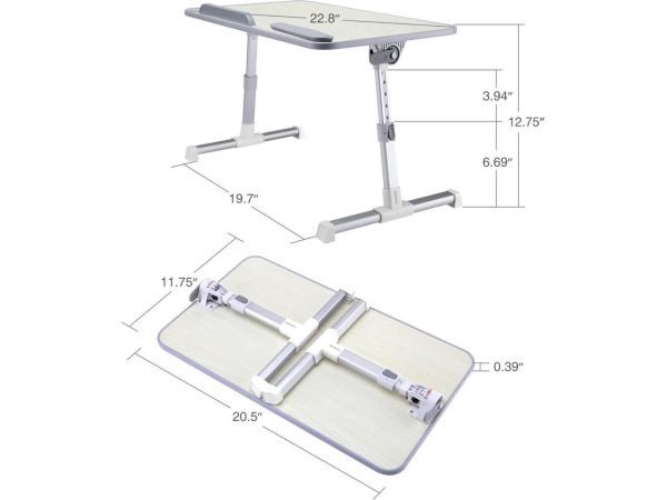 SIIG Adjustable Laptop Bed Desk for MacBook and PC - Image 2