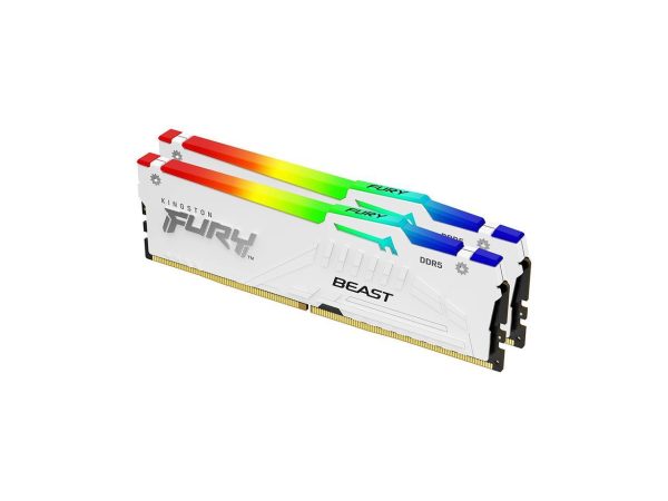 Kingston FURY Beast RGB 32GB (2 x 16GB) 288-Pin PC RAM DDR5 6000 (PC5 48000) Memory (Desktop Memory) Model KF560C36BWEAK2-32
