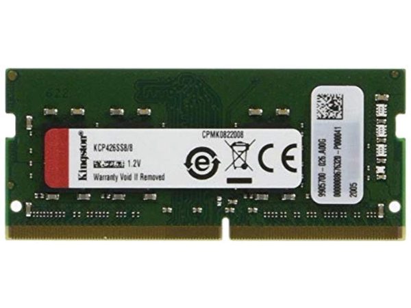 Kingston 8GB 260-Pin DDR4 SO-DIMM DDR4 2666 (PC4 21300) Memory (Notebook Memory) Model KCP426SS8/8 - Image 2