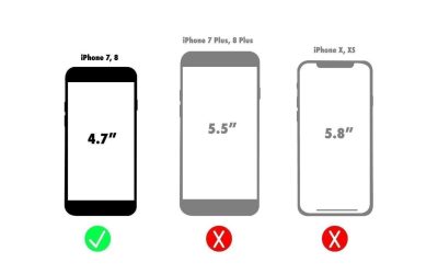 OtterBox Symmetry Case for Apple iPhone SE (2nd Gen) & iPhone 8/7 – Black