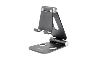 StarTech Adjustable MultiAngel Smartphone and Tablet Stand Black USPTLSTNDB