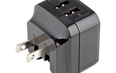 StarTech 2 Port 17W USB Wall Charger USB2PACUBK