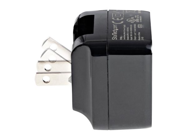 StarTech 2 Port 17W USB Wall Charger USB2PACUBK - Image 2
