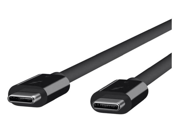 Belkin Components F2CD084BT0.5MBK 0.5M 40Gbits Black Thunderbolt Cable - Image 4