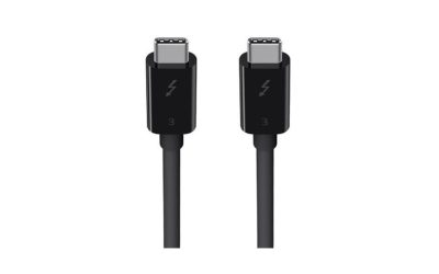 Belkin Components F2CD084BT0.5MBK 0.5M 40Gbits Black Thunderbolt Cable