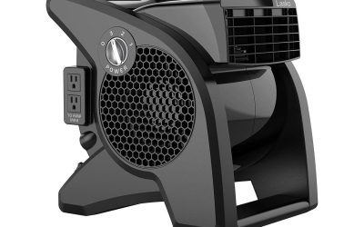 Lasko U15617 Pro Performance 3 Speed Pivoting Home Utility Floor Drying Fan