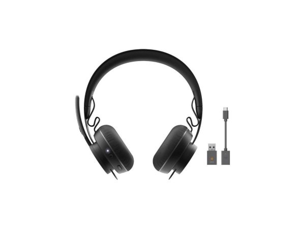 Logitech Zone 900 Headset - Stereo - USB Type A - Wireless - Bluetooth - 98.4 ft - 30 Hz - 13 kHz - Over-the-head - Binaural - Ear-cup - MEMS Technology, Omni-directional, Noise Cancelling Microphone