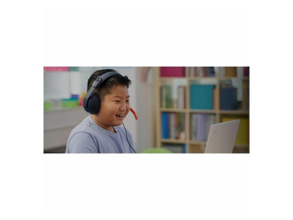 Logitech Zone Learn Headset - Stereo - USB Type A - Wired - On-ear - Binaural - Circumaural - 4.30 ft Cable - Noise Canceling - Image 3