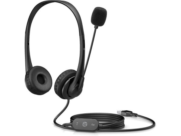 HP Stereo USB Headset G2 - Wired USB-A Headset - Black - 428H5AA - Image 4