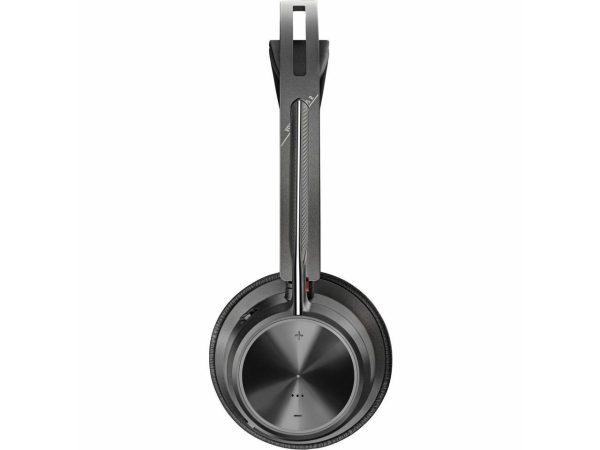 Poly Voyager Focus 2 Headset - Google Assistant, Siri - Stereo - USB Type A - Wired/Wireless - Bluetooth - 164 ft - On-ear - Binaural - Ear-cup - MEMS Technology, Electret Condenser, Noise Cancelling - Image 5