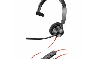 HP Poly Blackwire 3315 Microsoft Teams Certified USB-A Headset Model 76J13AA