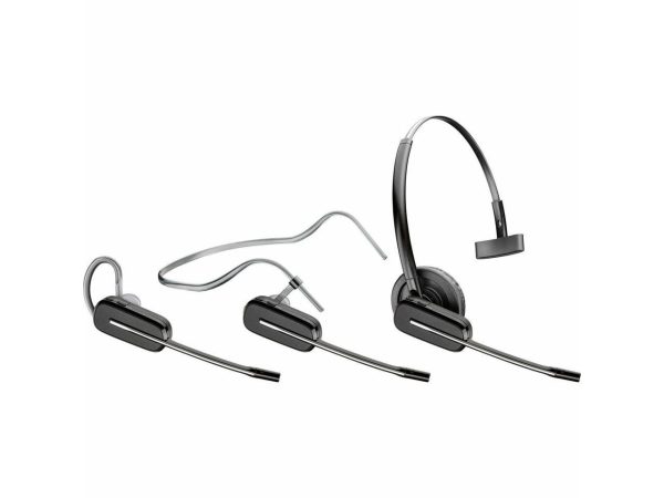 HP Poly Savi 8200 Office 8240 Headset Mono Wireless Bluetooth/DECT 449.5 ft 32 Ohm 20kHz Over-the-ear, Earbud Monaural In-ear Noise Cancelling Model 7W6E3AA#ABA - Image 4