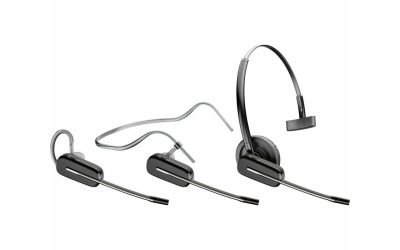 HP Poly Savi 8200 Office 8240 Headset Mono Wireless Bluetooth/DECT 449.5 ft 32 Ohm 20kHz Over-the-ear, Earbud Monaural In-ear Noise Cancelling Model 7W6E3AA#ABA