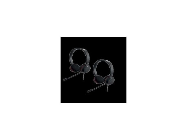 Jabra Evolve 20 UC Duo Headset Optimized For Unified Communication (2Pack)