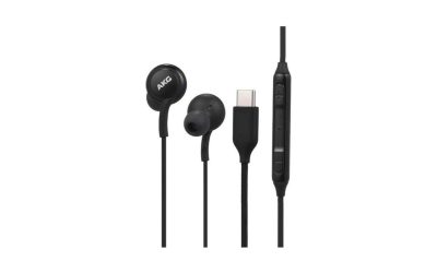 4XEM USB-C AKG Earphones with Mic and Volume Control Black 4XSAMEARAKGCB