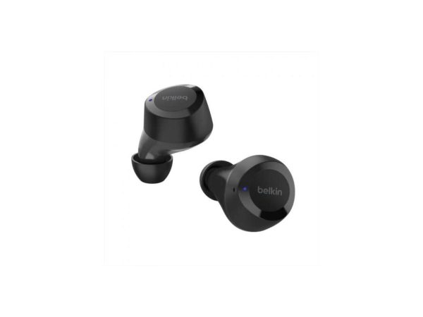 Belkin SoundForm Bolt Wireless Earbuds - Stereo - True Wireless - Bluetooth - Earbud - Binaural - In-ear - Black