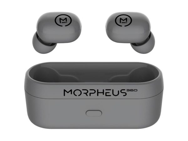 Morpheus 360 Spire True Wireless Earbuds Microphone Dark Gray TW1500G - Image 2