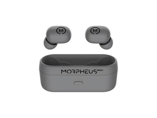 Morpheus 360 Spire True Wireless Earbuds Microphone Dark Gray TW1500G - Image 3