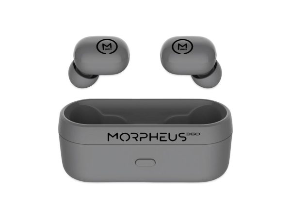 Morpheus 360 Spire True Wireless Earbuds Microphone Dark Gray TW1500G