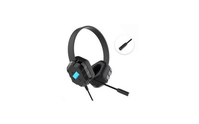 Gumdrop DropTech B1 Headsets – Stereo – Mini-phone – Wired – Over-the-head – Binaural – Circumaural – 6 ft Cable – Black