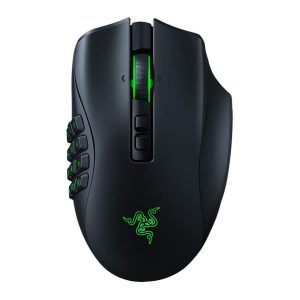 Razer Naga Pro Wireless Gaming Mouse: Interchangeable Side Plate w/ 2, 6, 12 Button Configurations - Focus+ 20K DPI Optical Sensor - Fastest Gaming Mouse Switch - Chroma RGB Lighting