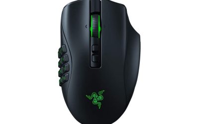 Razer Naga Pro Wireless Gaming Mouse: Interchangeable Side Plate w/ 2, 6, 12 Button Configurations – Focus+ 20K DPI Optical Sensor – Fastest Gaming Mouse Switch – Chroma RGB Lighting