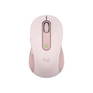 Logitech Signature M650 Mouse - Optical - Wireless - Bluetooth/Radio Frequency - Rose - USB - 2000 dpi - Scroll Wheel - 5 Button(s) - 5 Programmable Button(s) - Medium Hand/Palm Size