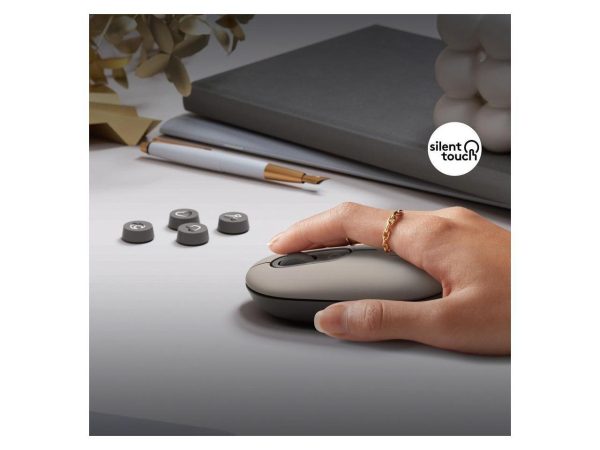 Logitech POP Wireless Mouse with Customizable Emoji - Wireless - Bluetooth - Mist - Scroll Wheel - Image 3