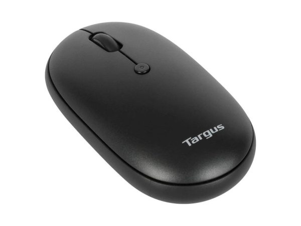 Targus Compact Multi-Device Antimicrobial Wireless Mouse - Wireless - Bluetooth/Radio Frequency - 2.40 GHz - Black - 3 Button(s) - Symmetrical - Image 5