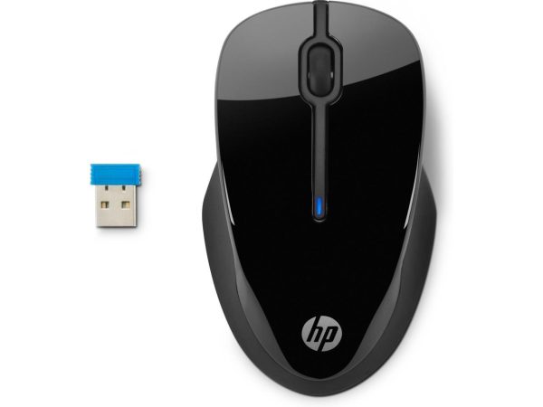 HP Wireless Mouse X3000 G2 (28Y30AA, Black) up to 15-Month Battery, Scroll Wheel, Side Grips for Control, Travel-Friendly, Blue LED, Powerful 1600 DPI Optical Sensor, Win XP, 8, 11 Compatible - Image 3