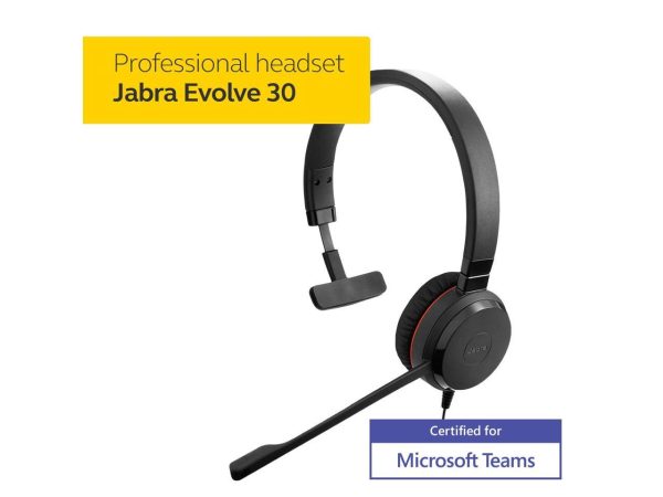 Jabra Evolve 30 II Mono Headset - Image 2