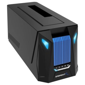 SABRENT USB C Docking Station for M.2 PCIe/NVMe and SATA 2.5/3.5-Inch SSD & HDD with Offline Cloning (DS-UNHC)