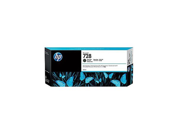 HP 728 - 300 ml - matte black - original - DesignJet - ink cartridge - for DesignJet T730, T830