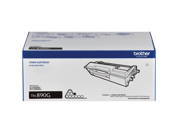 Brother TN890G TAA-Compliant Ultra High-yield Black Toner Cartridge - Image 5