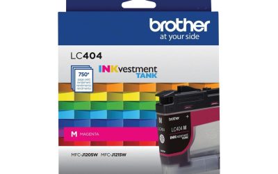 Brother LC404MS INKvestment Ink 750 Page-Yield Magenta