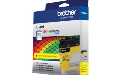 Brother LC406YS INKvestment Ink 1500 Page-Yield Yellow