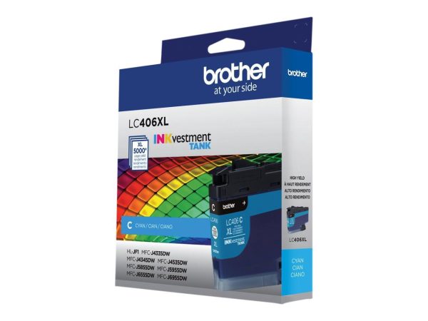 LC406XLCS INKvestment High-Yield Ink 5000 Page-Yield Cyan - Image 3