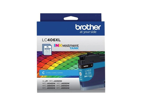 LC406XLCS INKvestment High-Yield Ink 5000 Page-Yield Cyan - Image 5