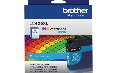 LC406XLCS INKvestment High-Yield Ink 5000 Page-Yield Cyan