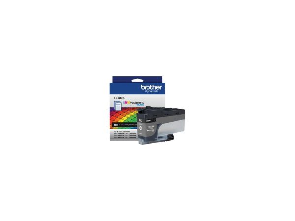 Brother LC406BKS INKvestment Ink 3000 Page-Yield Black - Image 3