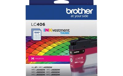 Brother LC406MS INKvestment Ink 1500 Page-Yield Magenta