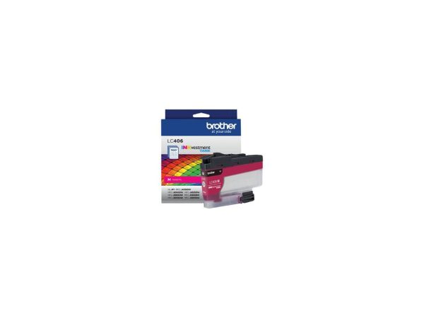 Brother LC406MS INKvestment Ink 1500 Page-Yield Magenta - Image 2