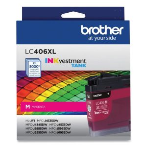 Brother INKvestment LC406XLM Ink Cartridge Magenta in Retail Packaging