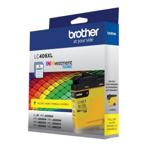 Brother LC406XLYS INKvestment High-Yield Ink 5000 Page-Yield Yellow