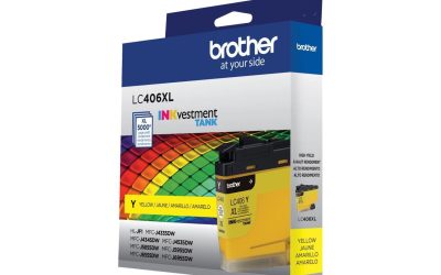 Brother LC406XLYS INKvestment High-Yield Ink 5000 Page-Yield Yellow